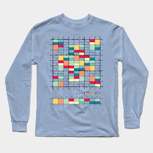 Mydoku_008_H001_006_F: Sudoku, Sudoku coloring, logic, logic puzzle, holiday puzzle, fun, away from screen Long Sleeve T-Shirt